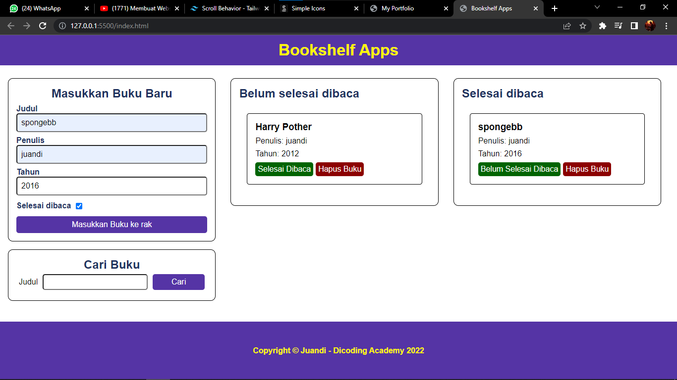 Aplikasi Web Perpustakaan