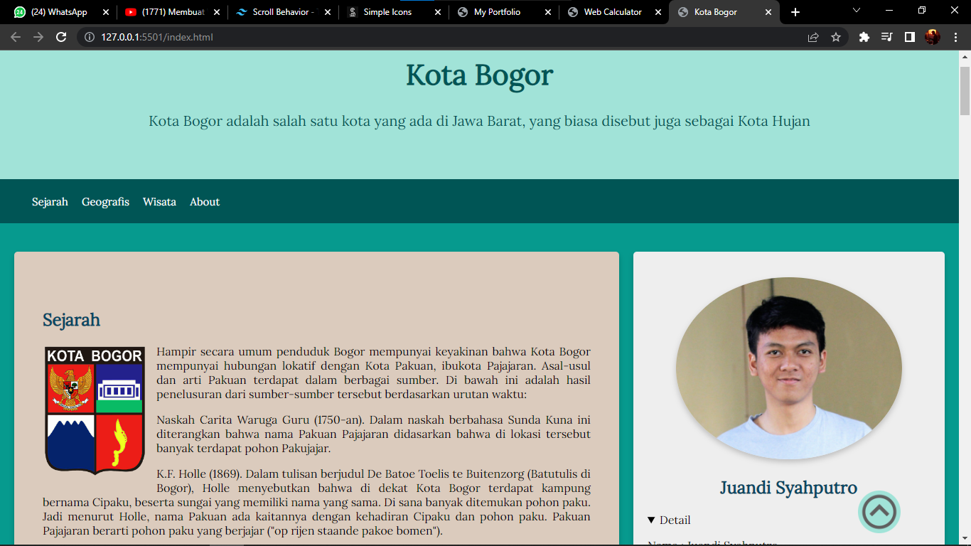 Aplikasi Web Profile